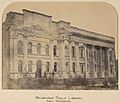 Melbourne Public Library (later State Library of Victoria), southern portion of Swanston Street frontage