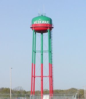 Water tower, Meskwaki Settlement