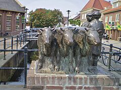 Nijkerk Handelende boeren met koeien 93
