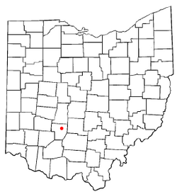 Location of Bloomingburg, Ohio