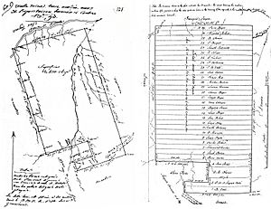 Old Mines concession surveys 1803