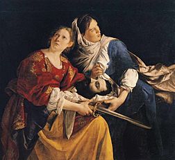 Orazio Gentileschi - Judith and Her Maidservant with the Head of Holofernes