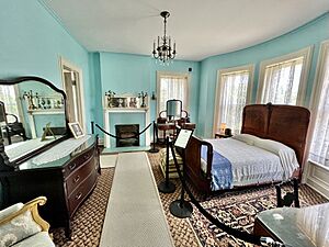 Overholser mansion blue bedroom
