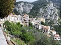 Peille - Le village vu de la chapelle Saint-Roch