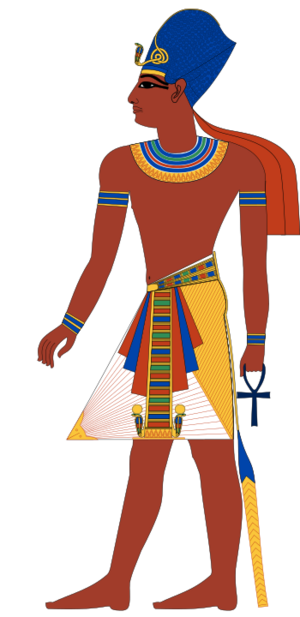Pharaoh with Blue crown