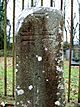 Pillar stone, Llanychaer churchyard