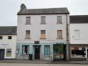 Queensberry Arms Inn, Sanquhar - main street frontage