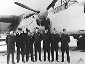 RAF 612 Sqn crew with Whitley Iceland 1942