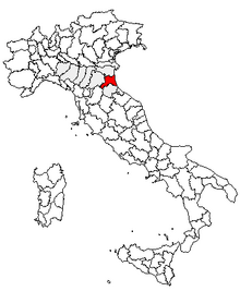 Ravenna posizione