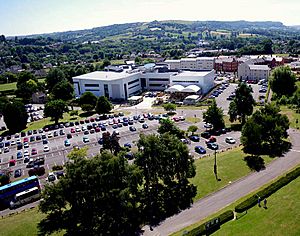 SGS Stroud Campus Aerial Photo