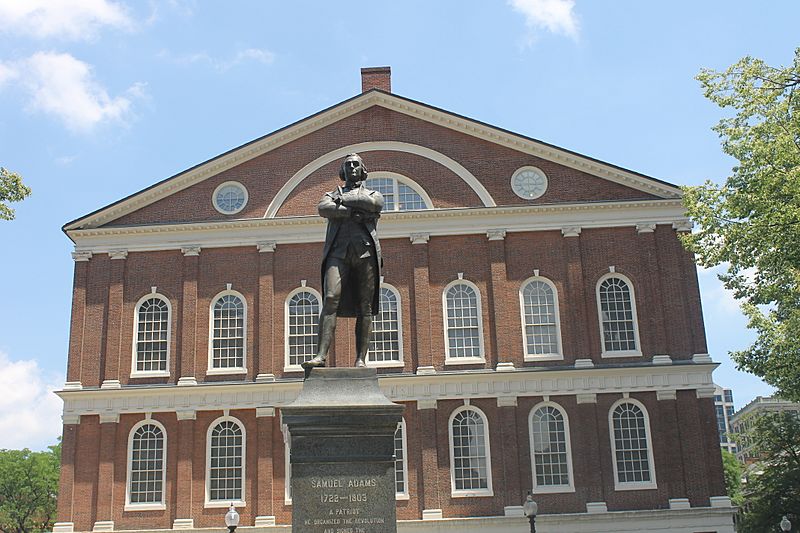 Image Samuel Adams at Faneuil Hall, Boston IMG 2845