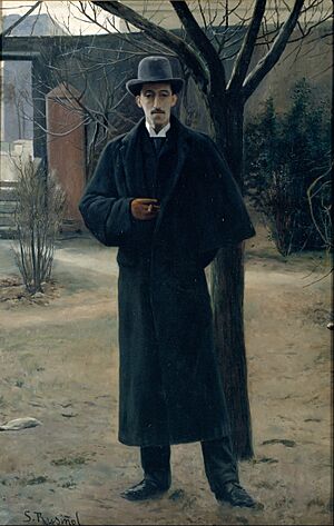 Santiago Rusiñol - Portrait of Miquel Utrillo - Google Art Project (548434)