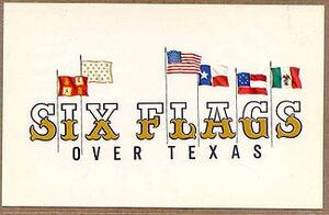 Six Flags over Texas Original Logo