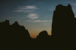 Smith Rock at sunset 2