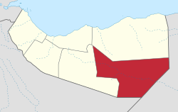 Location in Somaliland