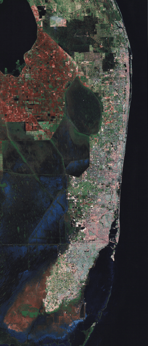 South florida satellite image cut from wiki