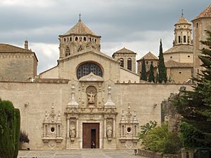 Spain PobletMonastry FrontView