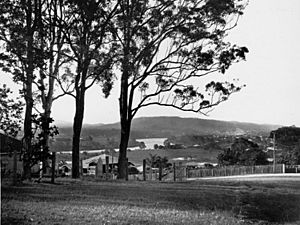 StateLibQld 1 91784 Panoramic view from Francis Lookout, Corinda, across the Brisbane River towards Mt. Coot-tha, 1931
