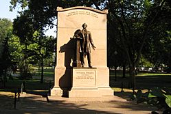 Statue of Wendell Phillips in the Boston Public Garden