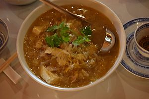 Suan cai pork stew