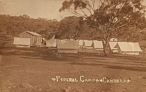 Surveyors camp Canberra