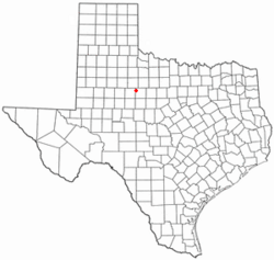 Location of Hamlin, Texas
