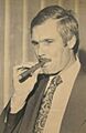 Ted Turner smoking a cigar