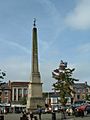 The Square Ripon ; The obelisk