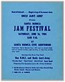 Uncle Jam's Army - Run D.M.C. and Uncle Jam's Army Jam Festival Poster