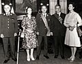 Vizita președintelui Consiliului de Stat al R.S.R. și a Elenei Ceaușescu în Republica Peru. Cei doi președinți împreună cu soțiile