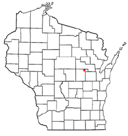 Location of Larrabee, Wisconsin
