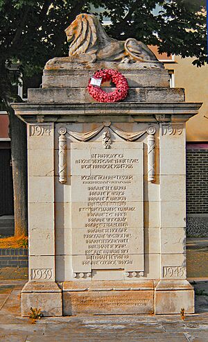 West Ham - Crocketts Leathercloth Works War Memorial (geograph 6497803)