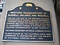 Western HQ of Russell, Majors & Waddell marker, SF