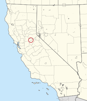 Location of Jackson Rancheria