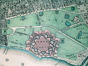 1844 Map of Fort William and Esplanade