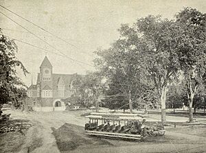 Amherst & Sunderland streetcar, Amherst, 1903