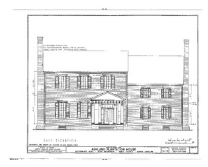 Ashland Plantation House, Satterwhite Road, Henderson, Vance County, NC HABS NC,91-HEND.V,1- (sheet 5 of 8)