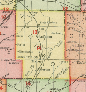 Audubon County, Iowa 1903