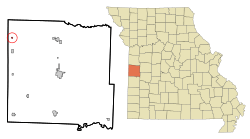 Location of Merwin, Missouri