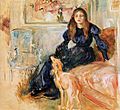 Berthe Morisot - Girl with Greyhound - 1893
