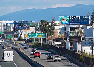 Billboard in San Carlos - donate PPE
