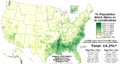 Black Americans by county