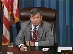 Bob Graham presiding over the Senate
