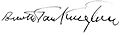 Booth Tarkington Signature (1924)