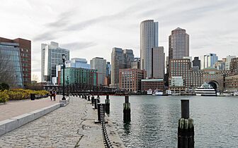 Boston skyline from South Boston November 2015
