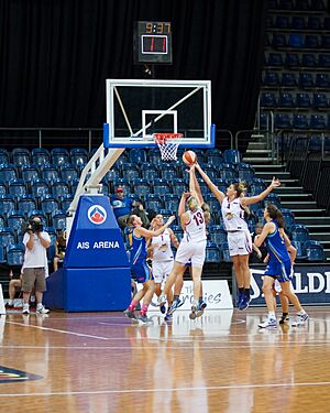 Canberra Capitals vs Logan Thunder 1 - Australian Institute of Sport Training Hall