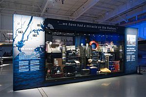 Carolinas Aviation Museum Miracle on Hudson Display Case