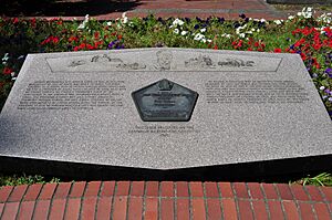 Centralia, WA - George Washington plaque 01