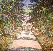 Claude Monet, La grande allée à Giverny (1900)