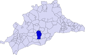 Location of the municipality of Coín